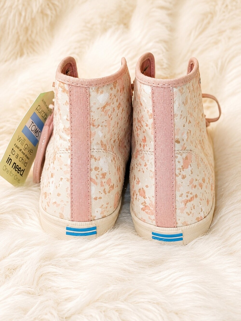 TOMS Camarillo Ortholite Floral High Top Sneakers - Picture 10 of 15
